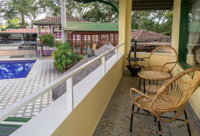 带大床的套房, El Edén Country Hotel Y Club Residencial