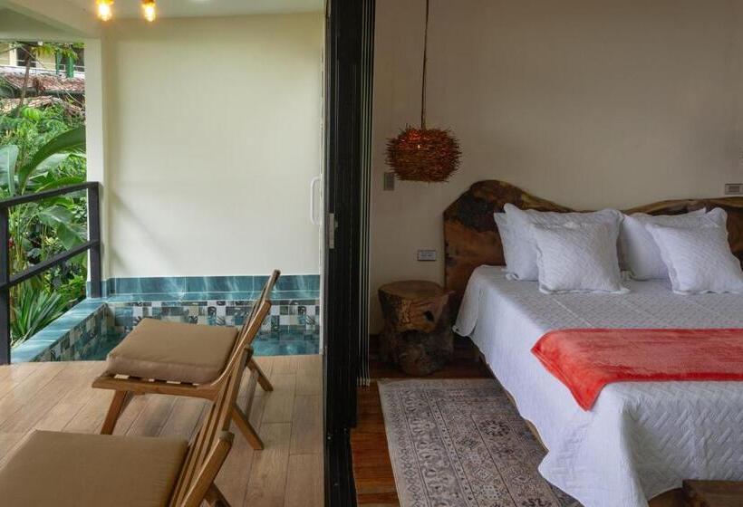 带按摩浴盆的套房, El Edén Country Hotel Y Club Residencial