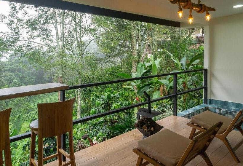 带按摩浴盆的套房, El Edén Country Hotel Y Club Residencial