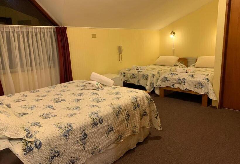 חדר סטנדרט לארבעה, Küyen Ko Pucón