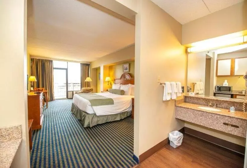 キングサイズベッドのスタンダードルーム, Days Inn By Wyndham Virginia Beach At The Beach