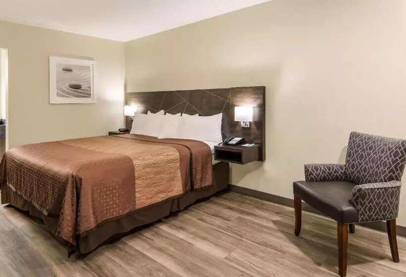 キングサイズベッドのスタンダードルーム, Quality Inn & Suites Dallas Cityplace