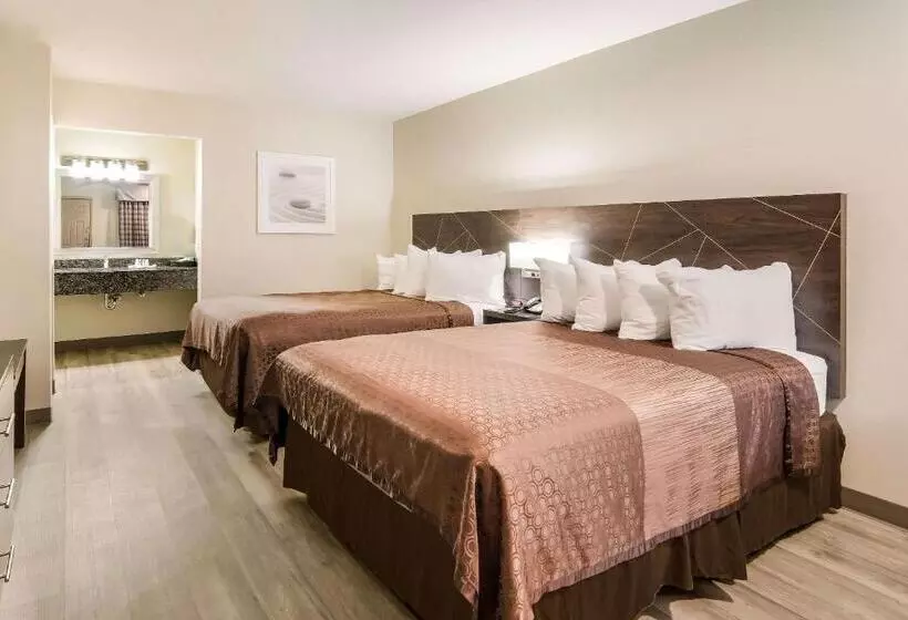 ２ダブルベッドのスタンダードルーム, Quality Inn & Suites Dallas Cityplace