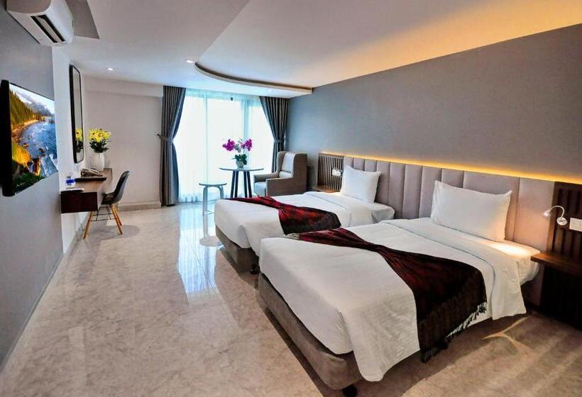 اتاق لوکس با چشم‌انداز دریا, Anrizon Hotel Nha Trang