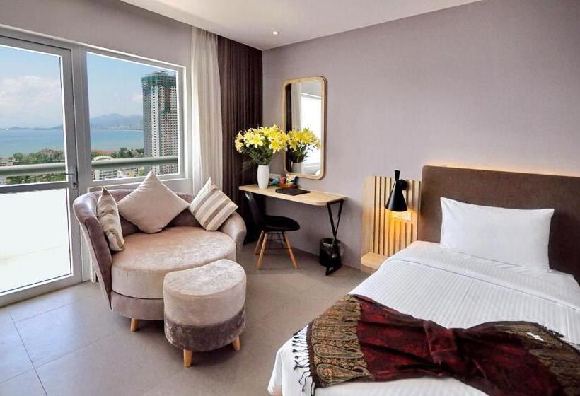 اتاق لوکس با چشم‌انداز دریا, Anrizon Hotel Nha Trang