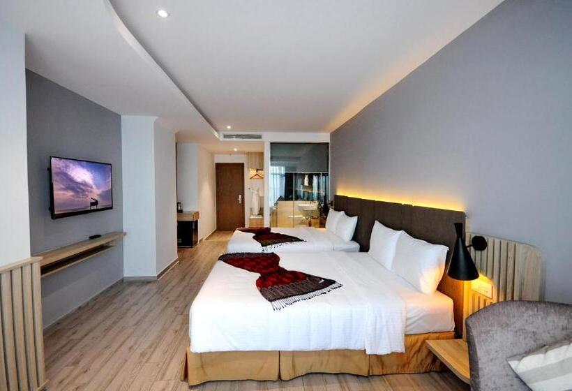 اتاق استاندارد چهار تخته با چشم‌انداز دریا, Anrizon Hotel Nha Trang