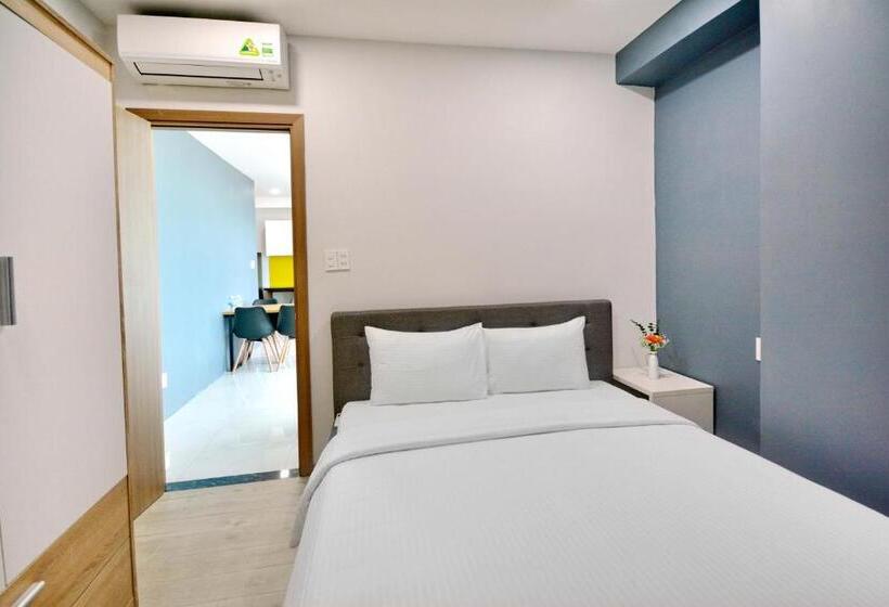 آپارتمان 1 خوابه با چشم‌انداز استخر, Anrizon Hotel Nha Trang