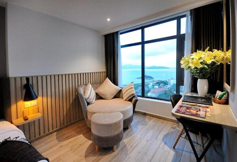 اتاق لوکس با چشم‌انداز دریا, Anrizon Hotel Nha Trang