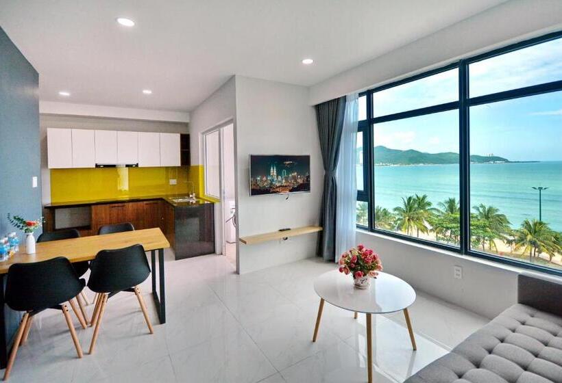 آپارتمان 1 خوابه با چشم‌انداز استخر, Anrizon Hotel Nha Trang