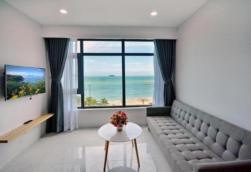 آپارتمان 1 خوابه با چشم‌انداز استخر, Anrizon Hotel Nha Trang