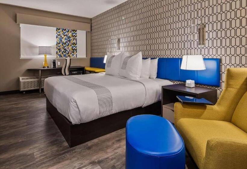 חדר סטנדרט עם מיטת קינג, Glō Best Western Tulsa Catoosa East Route 66