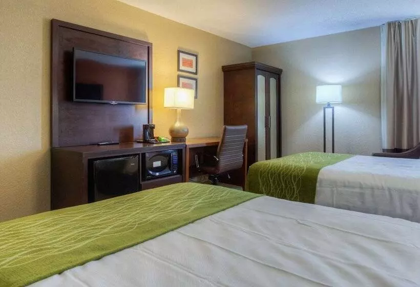 ２ダブルベッドのスタンダードルーム, Comfort Inn & Suites Evansville Airport