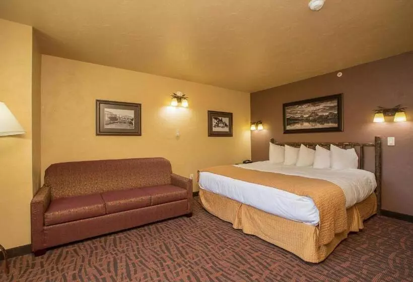 キングサイズベッドのスタンダードルーム, Elk Country Inn