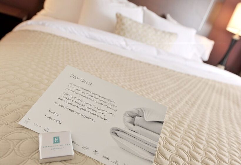 סוויטה מותאמת לאדם עם מוגבלויות, Embassy Suites By Hilton Kansas City International Airport