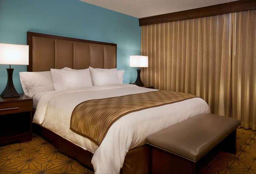 חדר סטנדרט עם מיטת קינג, Embassy Suites By Hilton Kansas City International Airport