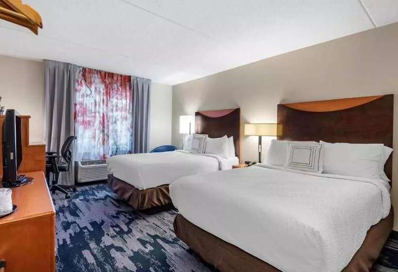 اتاق استاندارد با 2 تخت دوبل, Fairfield By Marriott Inn & Suites Portland Maine Airport