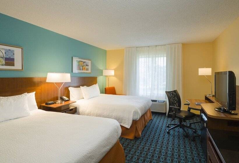 Номер Стандарт 2 Двуспальные Кровати, Fairfield Inn & Suites By Marriott Allentown Bethlehem/lehigh Valley Airport