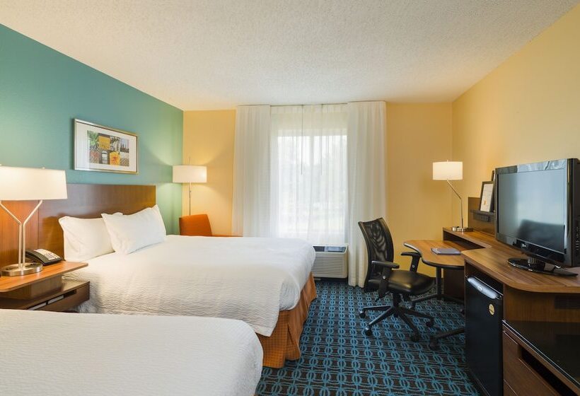 Номер Стандарт 2 Двуспальные Кровати, Fairfield Inn & Suites By Marriott Allentown Bethlehem/lehigh Valley Airport