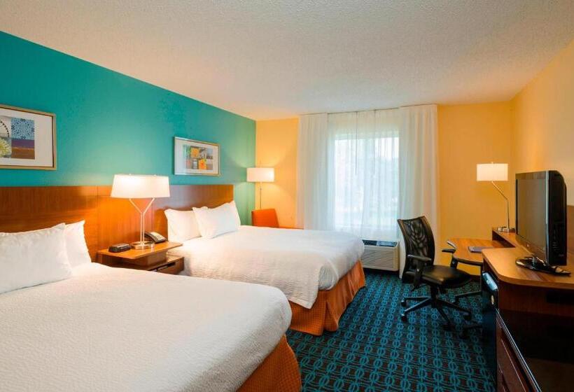 غرفه قياسيه سريرين مزدوجين, Fairfield Inn & Suites By Marriott Allentown Bethlehem/lehigh Valley Airport