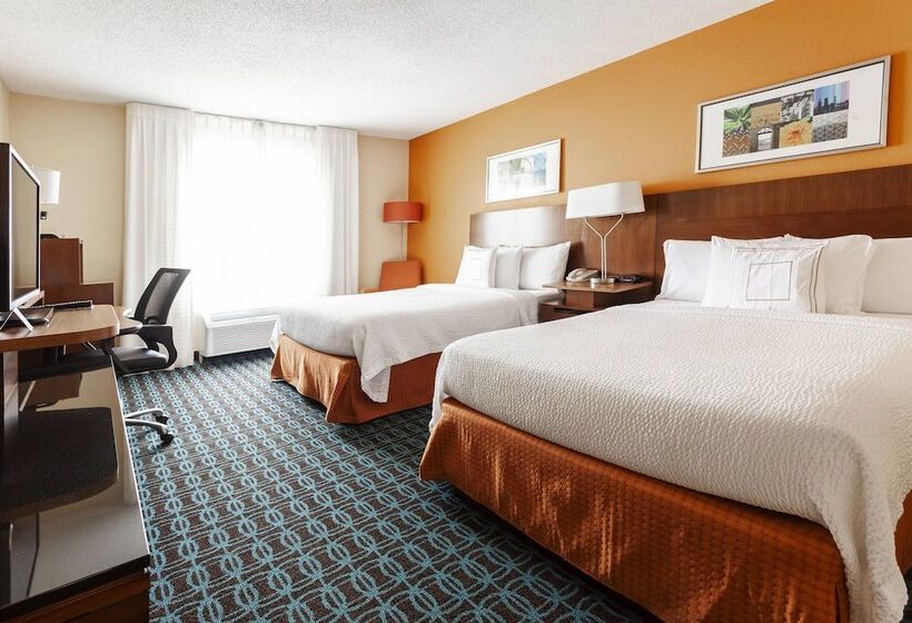 غرفه قياسيه سريرين مزدوجين, Fairfield Inn By Marriott Ponca City