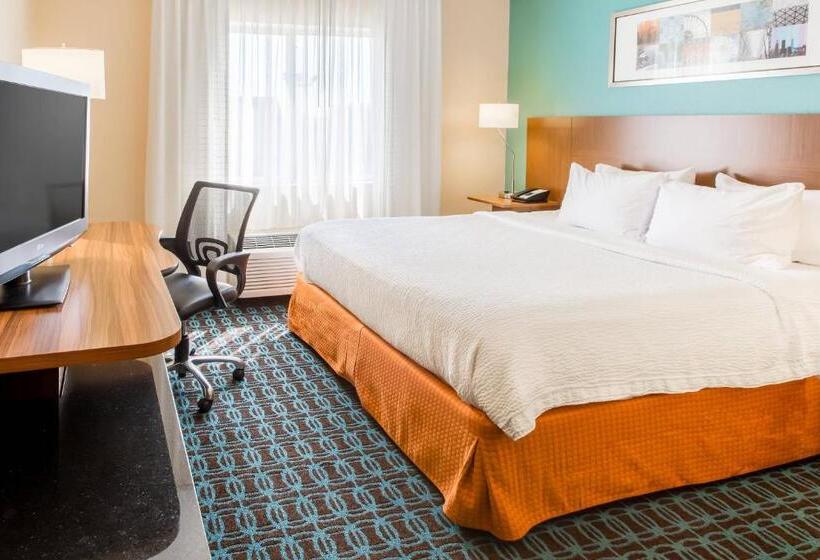 带大床的标准间, Fairfield Inn & Suites Sioux Falls