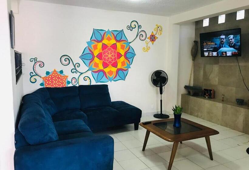 共用房间的床, Casa Bugambilias Cancun   Hostel