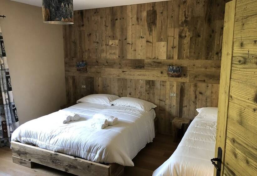 חדר סטנדרט לשלושה, Chalet Saintbarthelemy