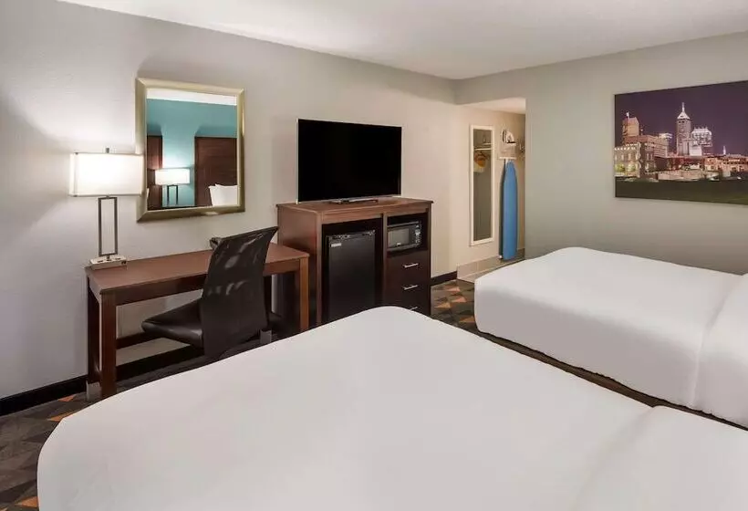 اتاق استاندارد با 2 تخت دوبل, Clarion Pointe Indianapolis Northeast