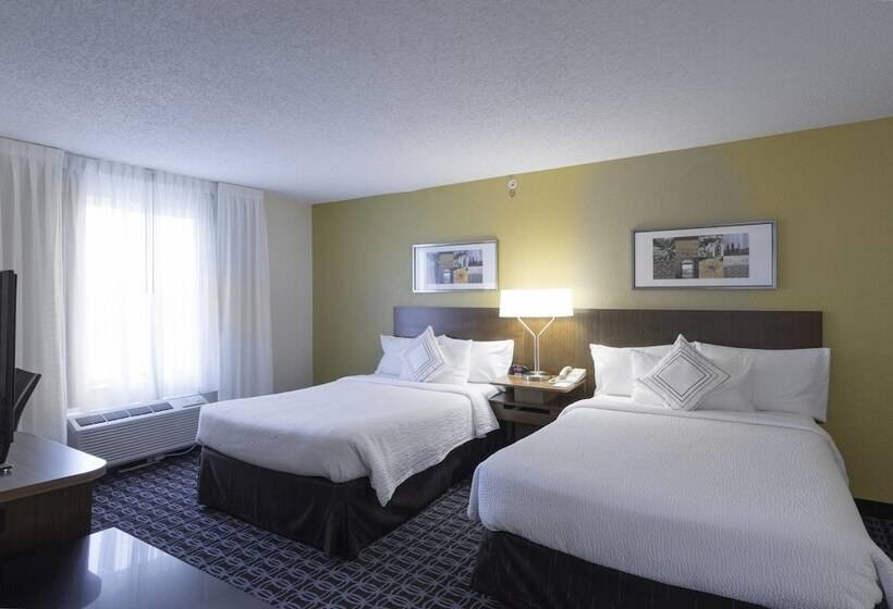 غرفه قياسيه سريرين مزدوجين, Fairfield Inn & Suites By Marriott Cleveland Streetsboro