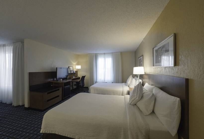 غرفه قياسيه سريرين مزدوجين, Fairfield Inn & Suites By Marriott Cleveland Streetsboro