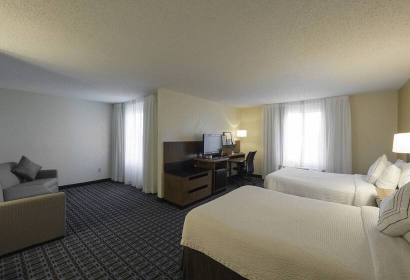 غرفه قياسيه سريرين مزدوجين, Fairfield Inn & Suites By Marriott Cleveland Streetsboro