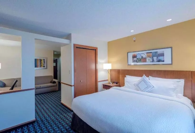 キングサイズベッドのスイートルーム, Fairfield Inn & Suites By Marriott Cleveland Streetsboro