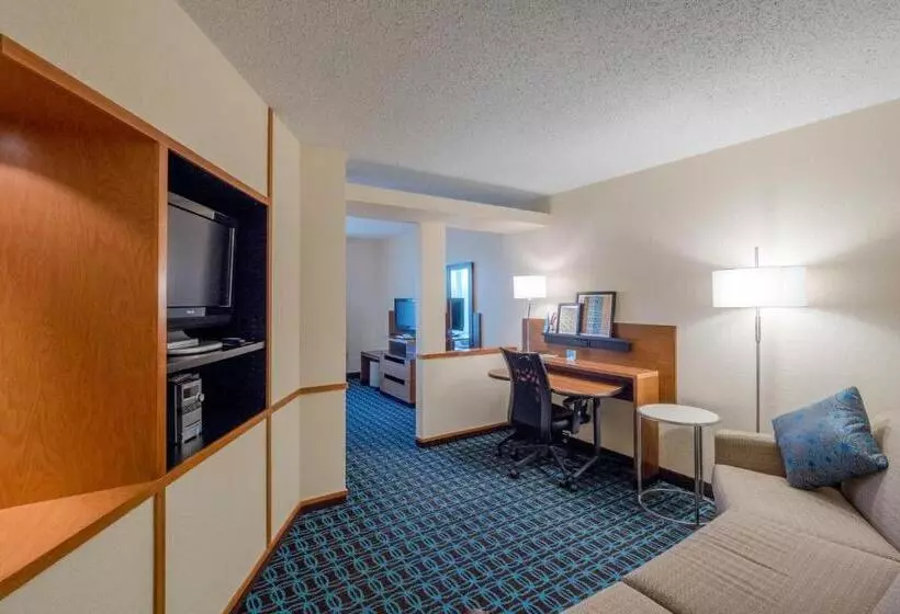 キングサイズベッドのスイートルーム, Fairfield Inn & Suites By Marriott Cleveland Streetsboro