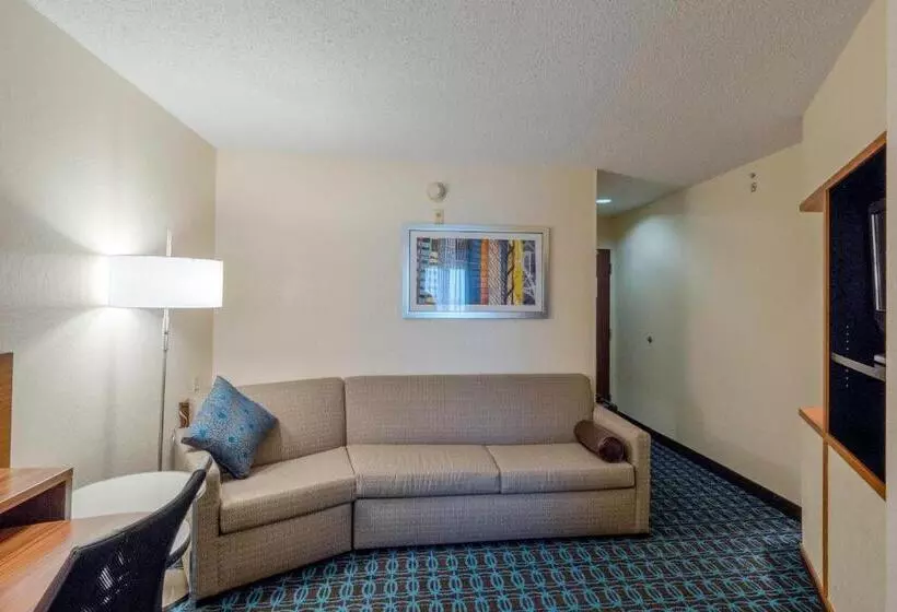 キングサイズベッドのスイートルーム, Fairfield Inn & Suites By Marriott Cleveland Streetsboro