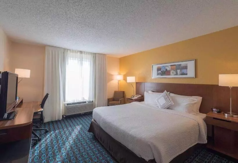 キングサイズベッドのスタンダードルーム, Fairfield Inn & Suites By Marriott Cleveland Streetsboro