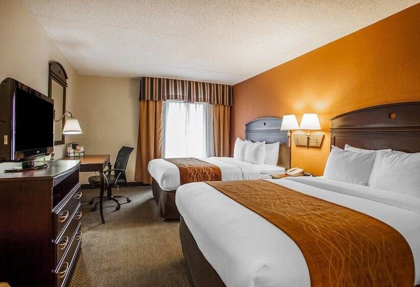 غرفه قياسيه سريرين مزدوجين, Comfort Inn & Suites Somerset  New Brunswick