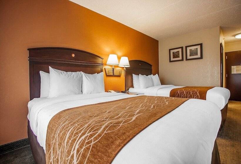 غرفه قياسيه سريرين مزدوجين, Comfort Inn & Suites Somerset  New Brunswick