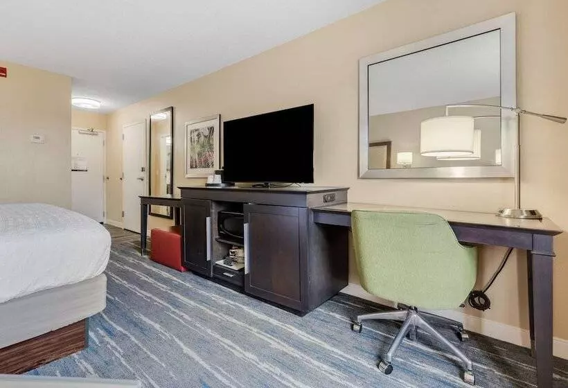 キングサイズベッドのスタンダードルーム, Hampton Inn & Suites Memphis Wolfchase Galleria
