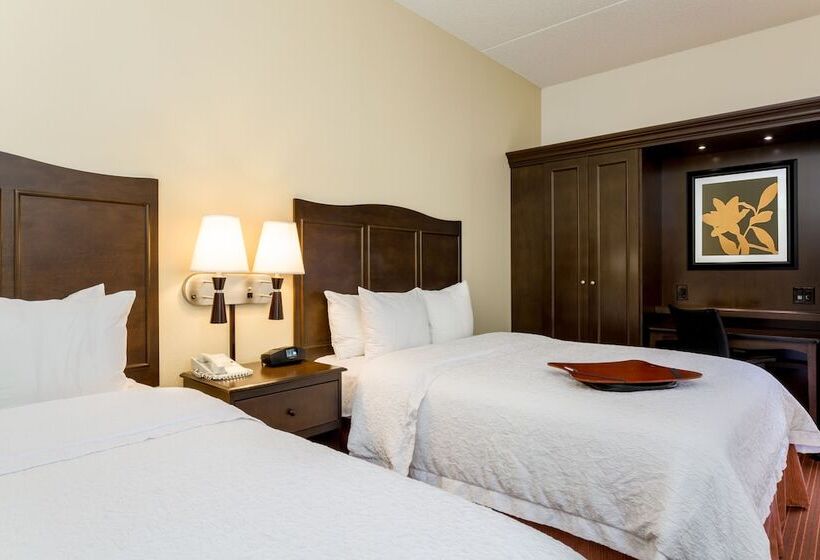 ２ダブルベッドのスタンダードルーム, Hampton Inn Champaign/urbana