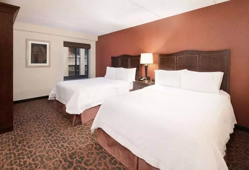 اتاق استاندارد با 2 تخت دوبل, Hampton Inn Clevelanddowntown