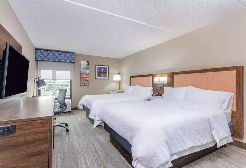 اتاق استاندارد با 2 تخت دوبل, Hampton Inn Harrisburgeast