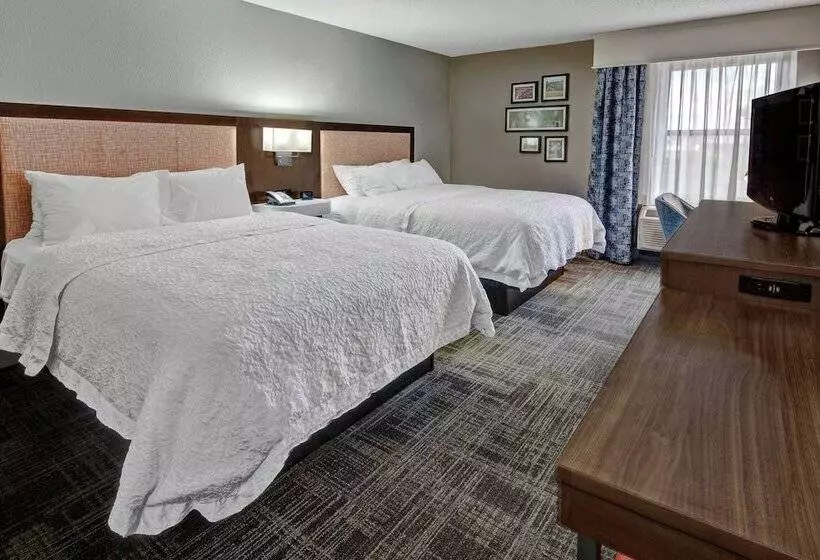 ２ダブルベッドのスタンダードルーム, Hampton Inn Tullahoma