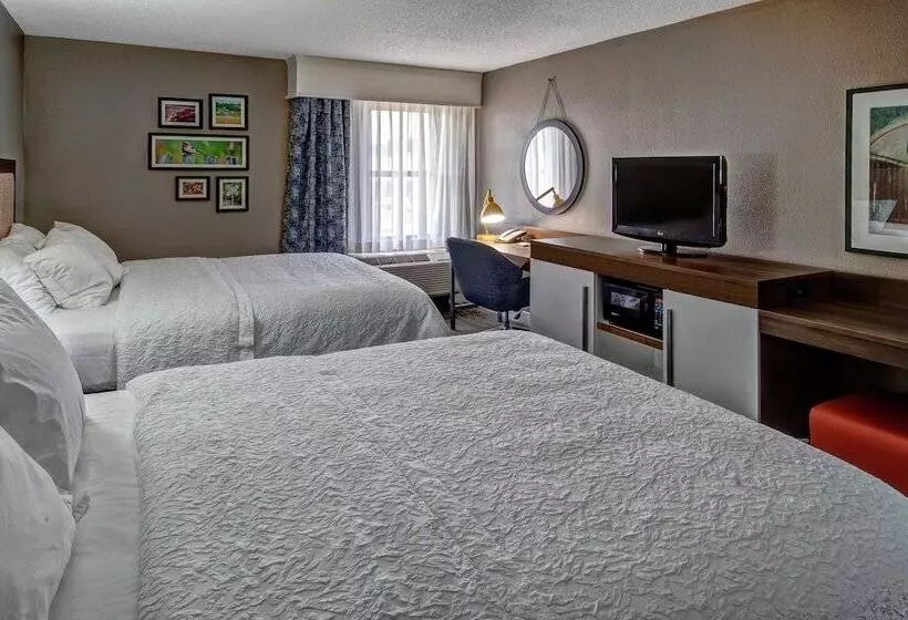 ２ダブルベッドのスタンダードルーム, Hampton Inn Tullahoma