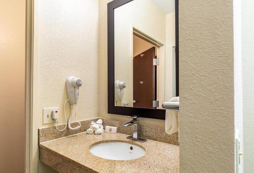 适合残疾人使用的标准间, Red Roof Inn Plus & Suites Houston   Iah Airport Sw
