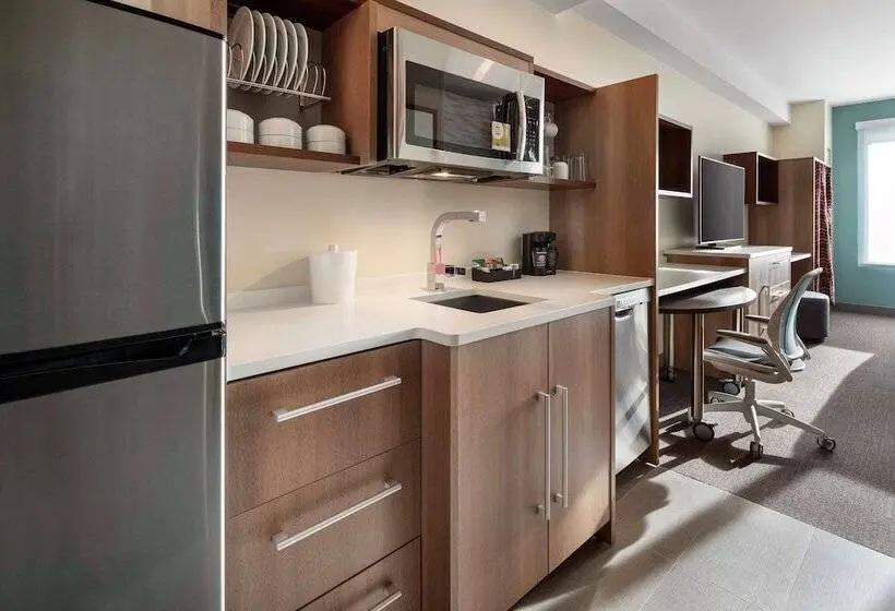 ダブルベッドのスタンダードスタジオ, Home2 Suites By Hilton Denver Downtown Convention Center
