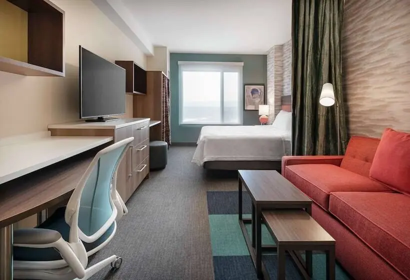 ダブルベッドのスタンダードスタジオ, Home2 Suites By Hilton Denver Downtown Convention Center