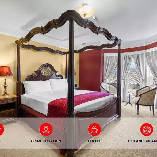キングサイズベッドのスタンダードルーム, Hennessey House Bed And Breakfast