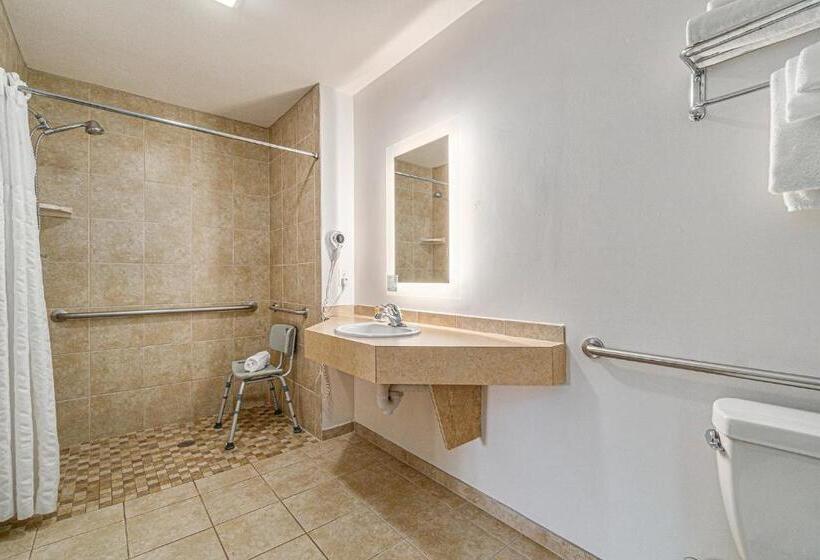 适合残疾人士使用的带超级大床的标准间, Howard Johnson By Wyndham Traverse City