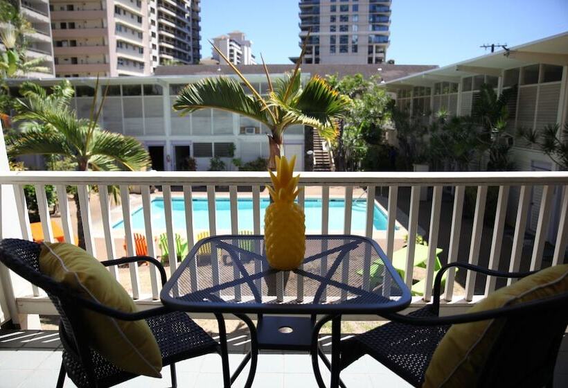 キングサイズベッドのデラックスルーム, Waikiki Heritage