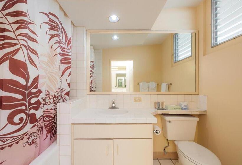 キングサイズベッドのデラックスルーム, Waikiki Heritage